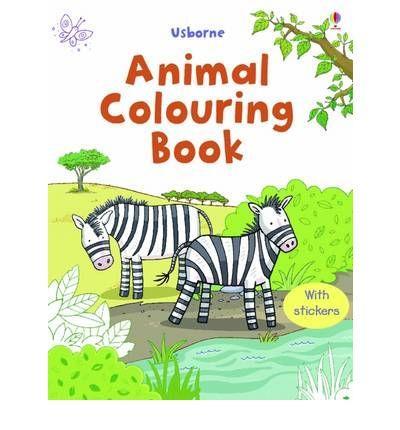 First Colouring Sticker Book Animals