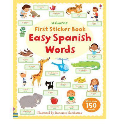 First Sticker Easy Spanish Words