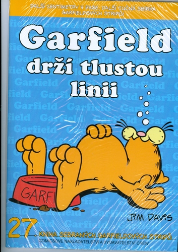 Kniha Garfield drží tlustou linii