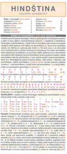 Kniha Hindština – souhrn gramatiky