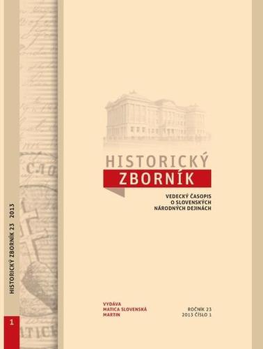 Historický zborník 23 2013