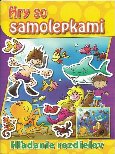 Hry so samolepkami - Hľadanie rozdielov