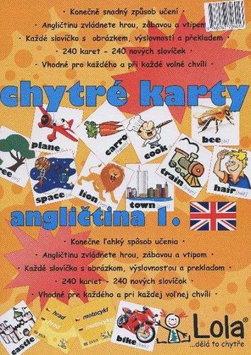 Kniha Chytré karty: Angličtina slovička 1