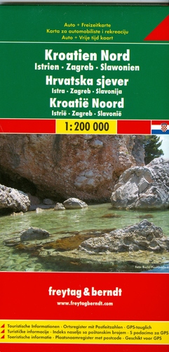 Chorvátsko sever - Istria - Záhreb - Slavónsko 1:200 000 - Automapa