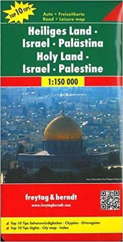 Heiliges Land, Israel, Palästina 1:150 000 - Automapa