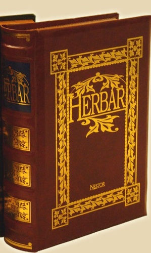 Kniha Herbár -bordový- Nestor - Magdaléna Gondolová,V. Hadrabová