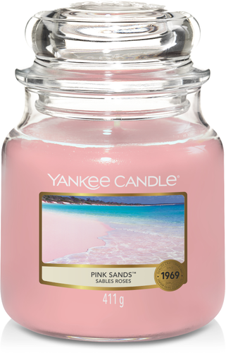 Yankee Candle sviečka stredná Pink Sands