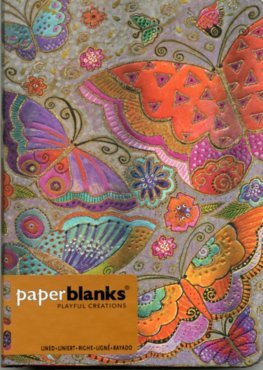 Paperblanks Zápisník Paperblanks Flutterbyes Midi Linajkový