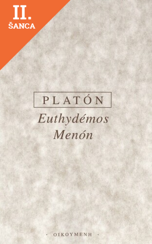 Lacná kniha Euthydémos Menón