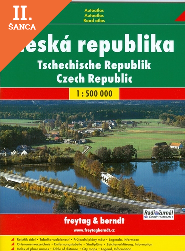 Lacná kniha Česko autoatlas 1:500 000