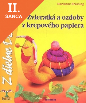 Lacná kniha DaVinci 5 Zvieratká a ozdoby z krepového papiera