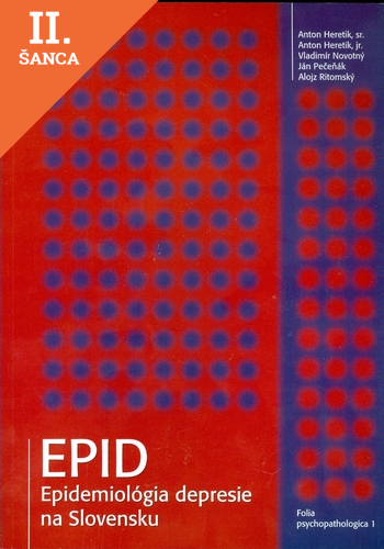 Lacná kniha Epid Epidemiológia depresie na Slovensku