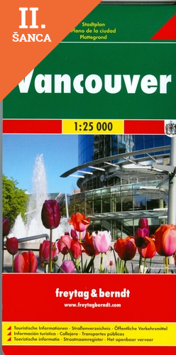 Lacná kniha Vancouver 1:25 000 - Cityplan (City Map)