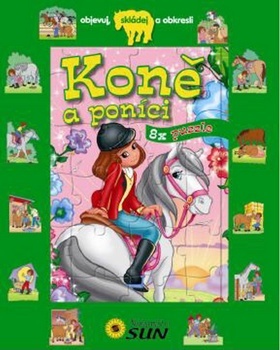 Koně a poníci 8x puzzle 2.v