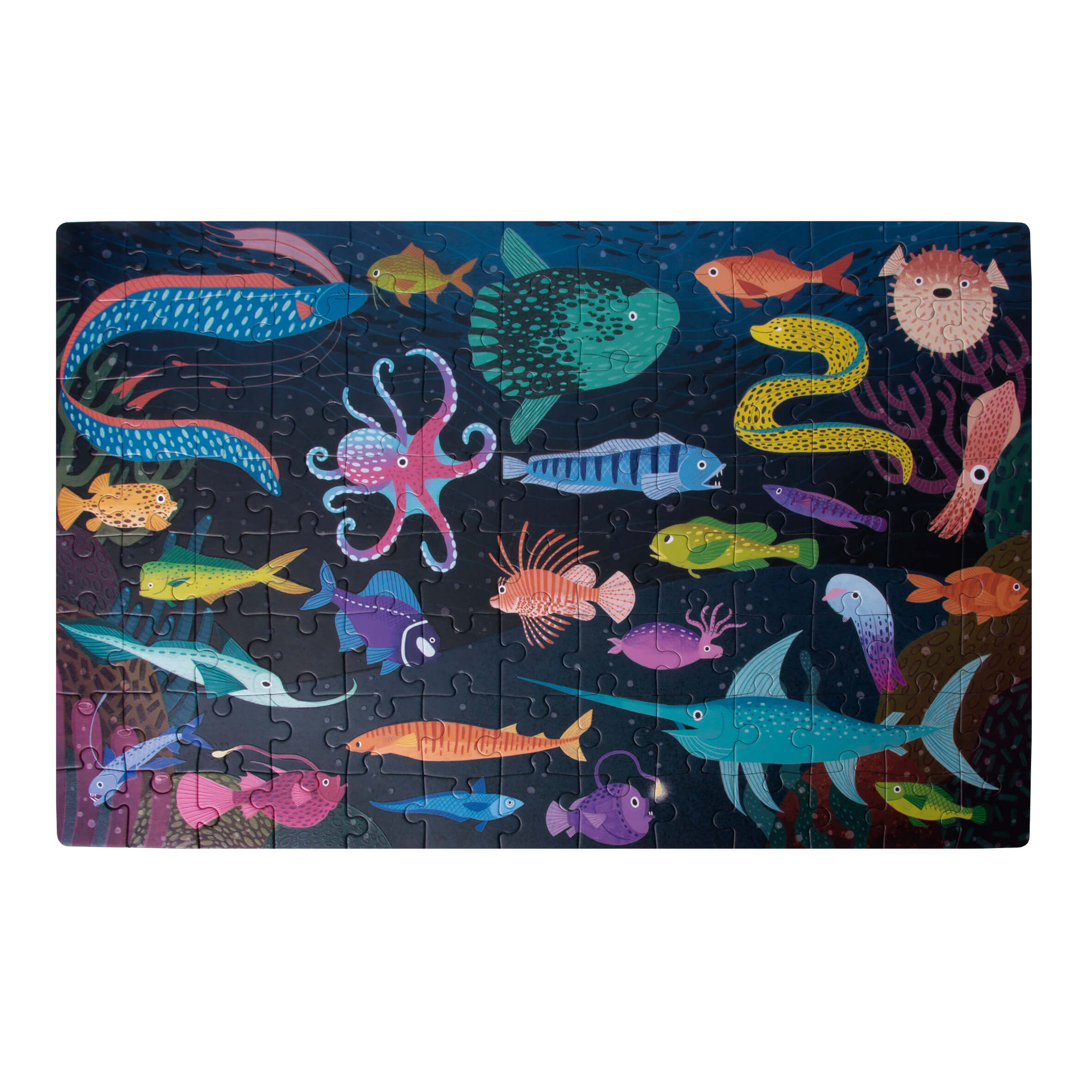 APLI Puzzle svietiace v tme Oceán 104 dielikov
