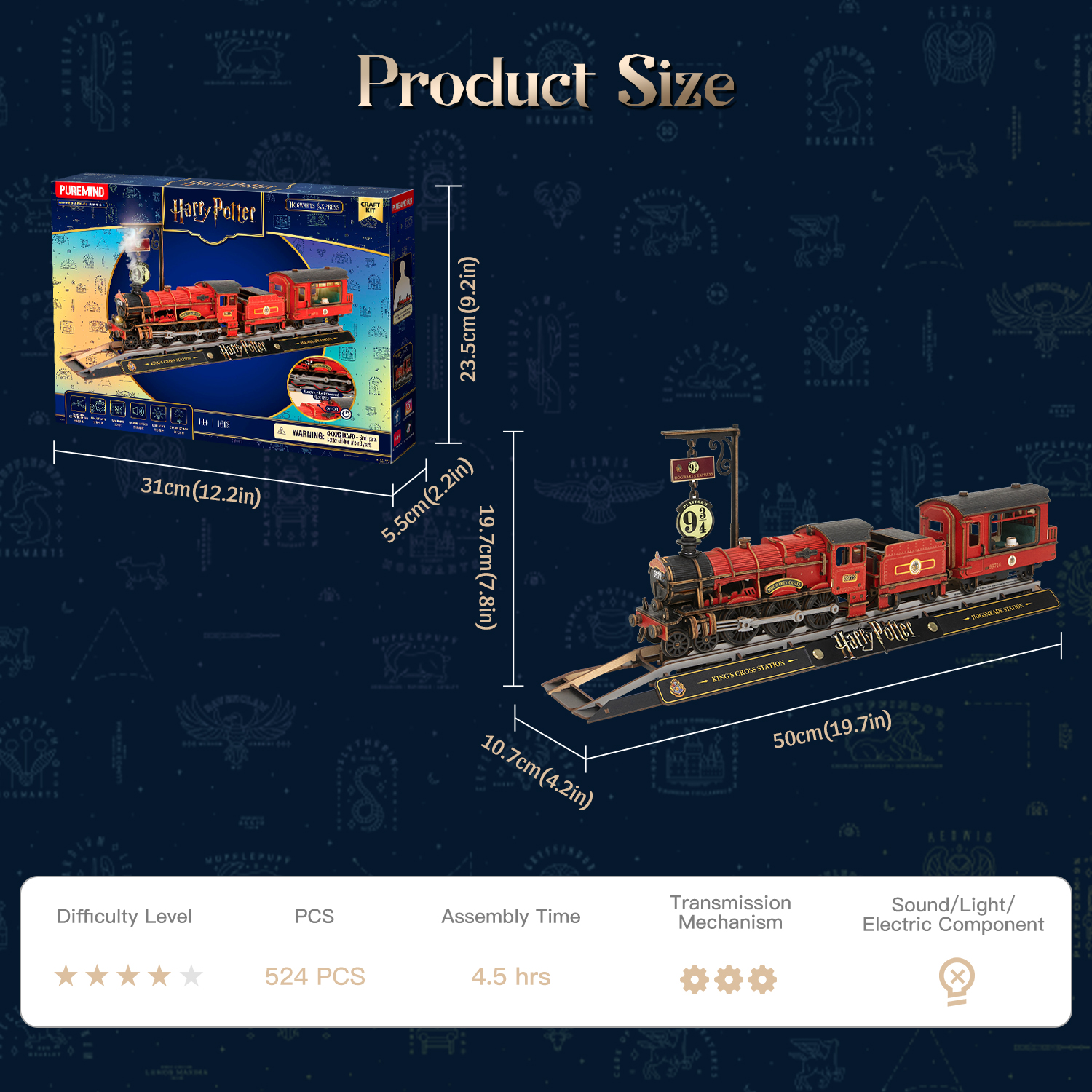 Harry Potter Kreatívny set - Rokfortský expres