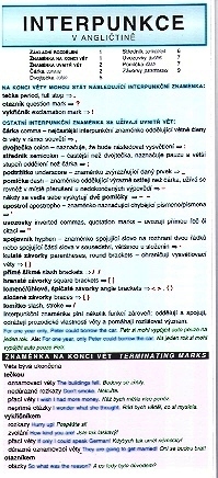 Kniha Interpunkce v angličtině