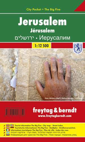 Jerusalem 1:12 500 plán centra lamino