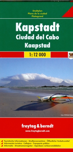 Kapské mesto 1:12000 Mapa mesta