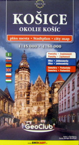Košice-okolie Košíc 1:15 000, 1:50 000