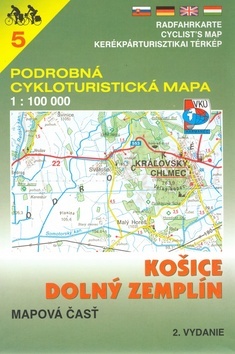 Košice-Dolný Zemplín  PCM 5 1:100 000