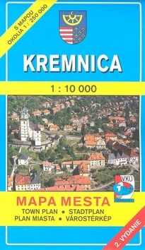 Kremnica 1:10 000 Mapa mesta