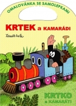 Krtek a kamarádi se samolepkami, omalovánka