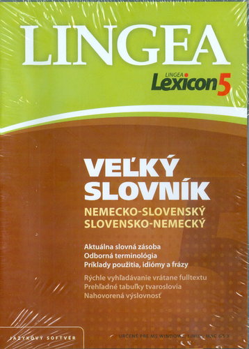 Lingea Lexicon 5 Veľký slovník nemecko slovenský a slovensko nemecký