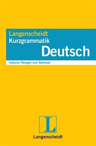 Kurzgrammatik Deutsch NB