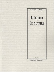 Kniha L´Epicier / Le Notaire - Honoré de Balzac