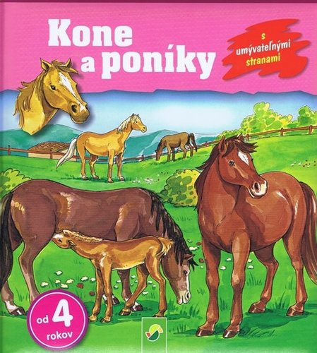 Kone a poníky - s umývateľnými stranami
