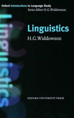 Linguistics-Oxford Introduction to Language Study