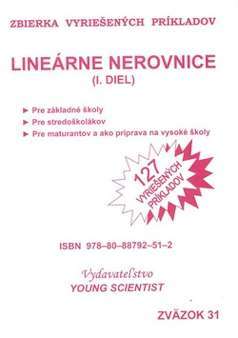Kniha Lineárne nerovnice I. diel