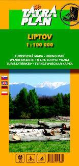 Liptov 1:100 000 mapa
