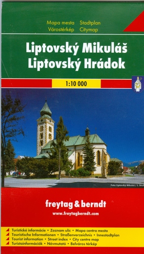 Liptovský Mikuláš/Liptovský Hrádok 1:10 000 - Mapa mesta