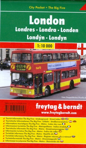 Londýn City plán centra 1:10 tis FB PL23CP