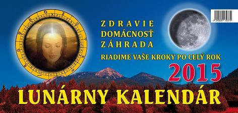 Lunárny kalendár na rok 2015 stolový kalendár