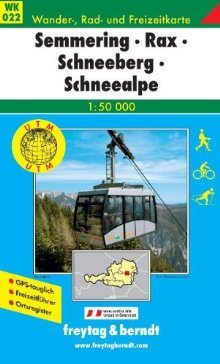 Semmering- Rax-Schneeberg - WK 022, 1:50 000