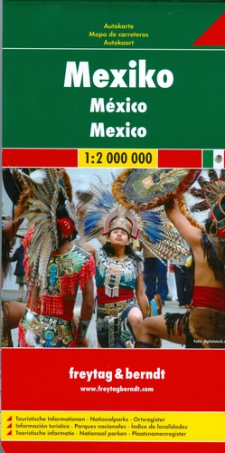 Mexiko automapa 1:2 MIL.