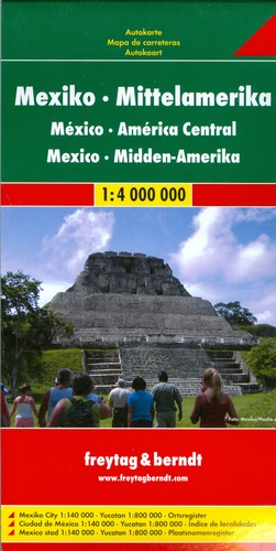 MEXIKO-MITTELAMERIKA 1:4 MIL. - automapa