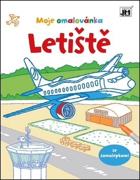 Moje omalovánka s vodovkami Letiště
