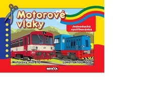 Motorové vlaky - Jednoduchá vystřihovánka