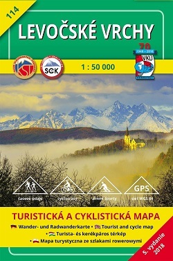 Levočské vrchy - TM 114 - 1: 50 000