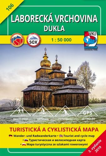 Laborecká vrchovina - Dukla - TM 106 - 1: 50 000