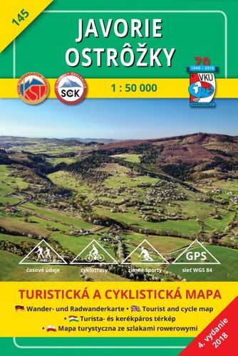 Javorie - Ostrôžky - TM 145 - 1: 50 000