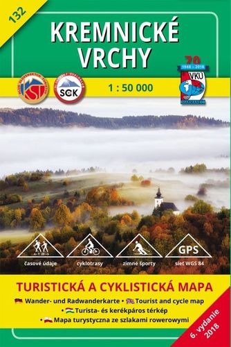 Kniha Kremnické vrchy - TM 132 - 1: 50 000