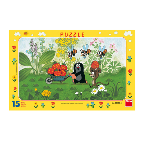 Puzzle Krtko na výlete 15 Dino