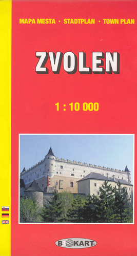 MM Zvolen, Detva, Sliač, Kováčová, Hriňová 1:10 000