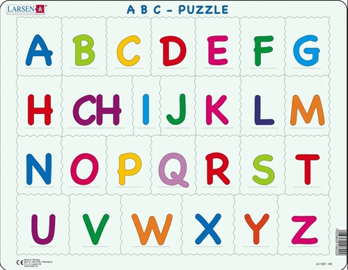 Puzzle Abeceda - Veľké písmená Larsen LS1327-SK