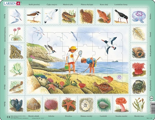 Puzzle Príroda More (puzzle v maďarčine) Larsen NA-2